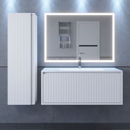 Тумба под раковину Uperwood Next Premium 3930205160 90х50 подвесная цвет белый