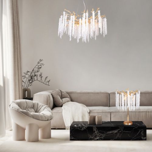 Светильник подвесной Freya Mineral Crystal FR1010PL-08G - фото 4