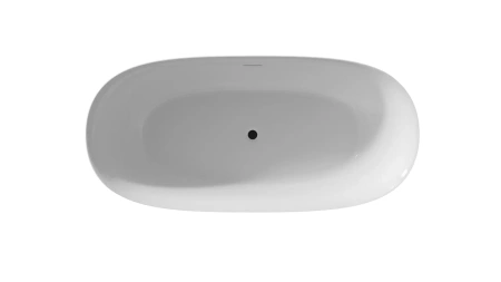 Ванна акриловая Riho ALPHA B092001005 170х80 пристенная овальная с ножками