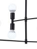 Люстра на штанге Natali Kovaltseva Loft Lux (Лофт Лукс) LOFT LUX 75129/8C BLACK