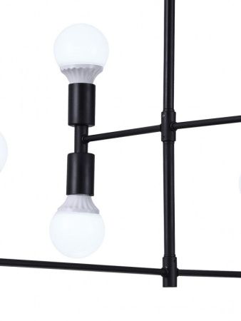 Люстра на штанге Natali Kovaltseva Loft Lux (Лофт Лукс) LOFT LUX 75129/8C BLACK