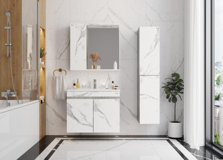 Тумба под раковину Onika Марбл 107517 75х47х63 подвесная