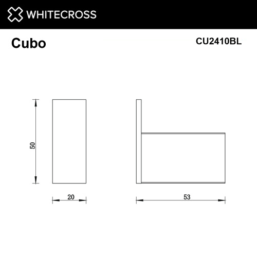 Крючок Whitecross Cubo CU2410BL - фото 2
