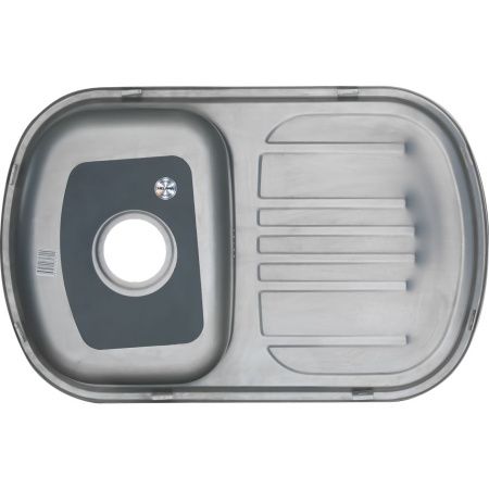 Кухонная мойка Melana 231 t (*10) 75х50 цвет хром поверхность полированная