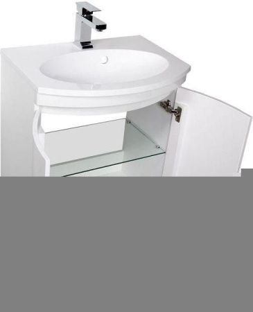 Тумба с раковиной De Aqua Токката 167128 60х40 напольная цвет белый