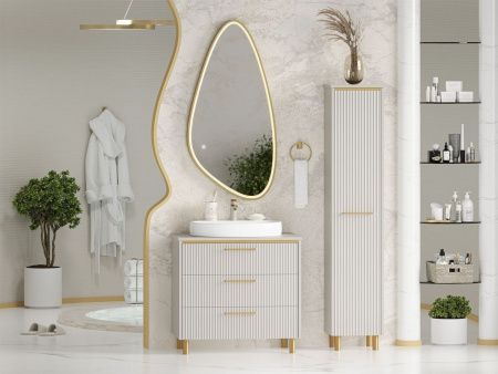 Шкаф-пенал Brevita Elche ELC-05035-010R 40х170 подвесной цвет белый