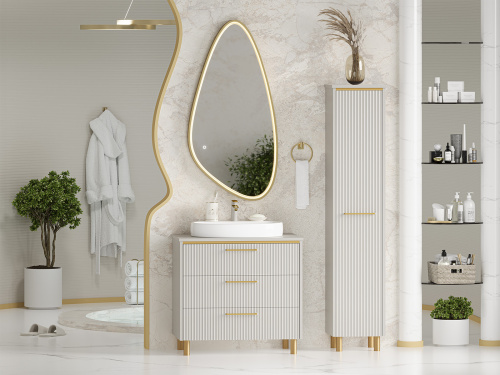 Тумба под раковину Brevita Elche ELC-0080-0302Я 81x51x66 - фото 5
