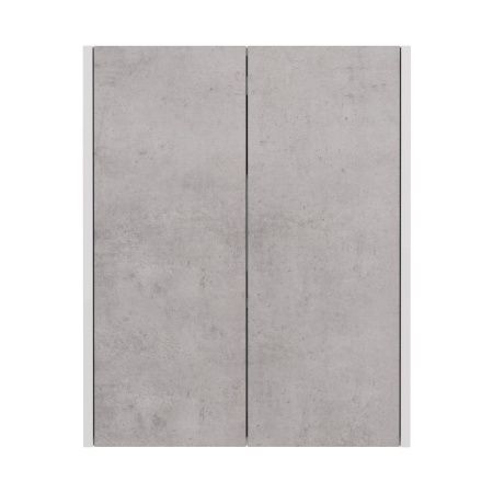 Шкаф LeMark Combi LM03C60SH-Beton 60х80 подвесной цвет серый/белый