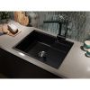 Кухонная мойка Grandex Aqua 600315 65х50 цвет черный поверхность матовая
