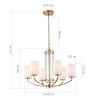 Люстра подвесная ST Luce Опал SL1403.303.06