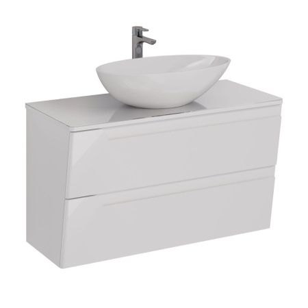 Тумба под раковину LeMark Miano LM06M100T 100х40 подвесная цвет белый