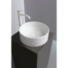 Раковина керамическая White Ceramic Slim W014701 40х40 накладная цвет белый
