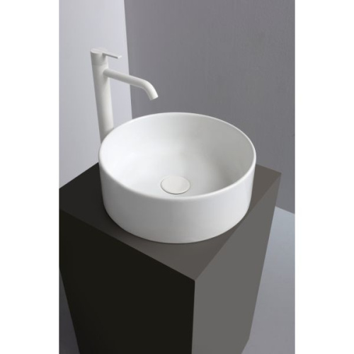 Раковина White Ceramic Slim 40 см W014701 накладная цвет белый глянцевый - фото 2