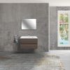 Тумба под раковину Vincea Gio VMC-2G800RO 80х50 подвесная цвет коричневый