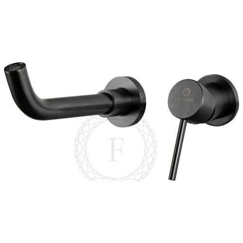 Смеситель для раковины Filarete Roun FL4020BG встраиваемый в стену графит - фото 5