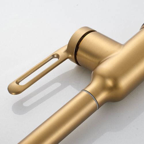 Смеситель для кухни Raffine F103G на мойку золотой сатин - фото 5