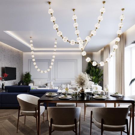 Люстра подвесная Odeon Light Crystal (Црыстал) 5008/80L
