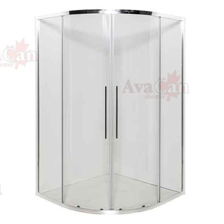 Душевой уголок AvaCan HC120 120х120 стекло прозрачное профиль хром без поддона