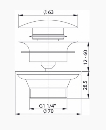 Вентиль давления Bette B581-000