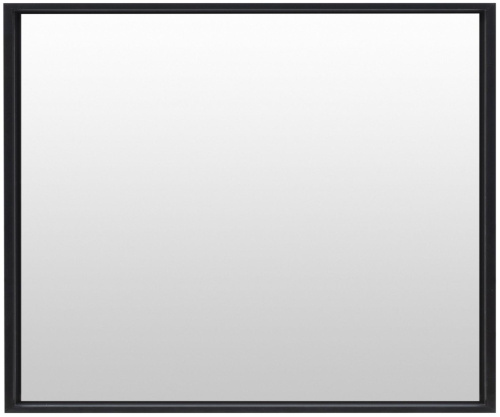 Зеркало в ванную De Aqua Алюминиум 00261703 90х75 цвет черный - фото 2