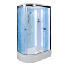 Душевая кабина AvaCan EM2712RLED 120х80 асимметричная с крышей ориентация правая