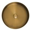 Раковина из нержавеющей стали AltroBagno Luna AltroBagnoLuna001001OrSp 40х40 накладная цвет золото