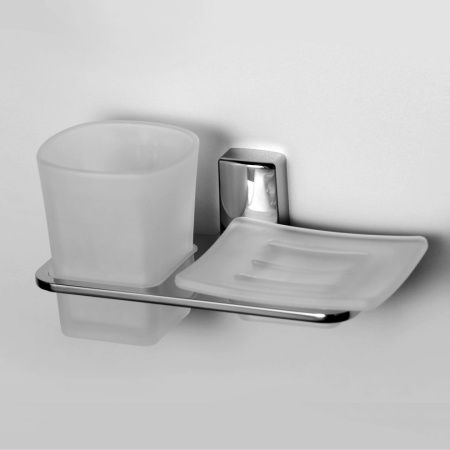 Стакан с мыльницей WasserKRAFT 5026