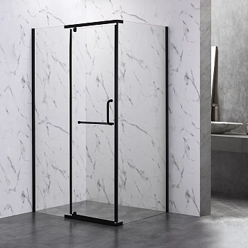 Душевой уголок Veconi Rovigo RV19B-12090-01-C5 120х90 стекло прозрачное профиль черный без поддона