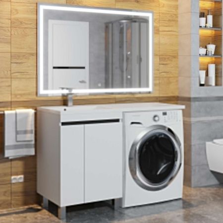 Тумба с раковиной Uperwood Magenta 51930205157 120х50 цвет белый