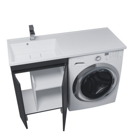 Тумба с раковиной Uperwood Magenta 51930205158 120х50 цвет черный