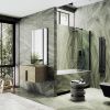 Душевая шторка на ванну Maybah Glass MGV-596-6 40х140 стекло прозрачное профиль черный ориентация универсальная