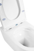 Унитаз подвесной BelBagno MARINO BB105CHR/BB870SC белый с сиденьем микролифт безободковый каскадный смыв