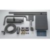 Душевая стойка Knotlor KN-23/GM настенная цвет вороненая сталь