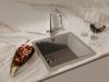 Кухонная мойка Rivelato BERKANA BK-45 grigio metallizzato 50х45 цвет серый