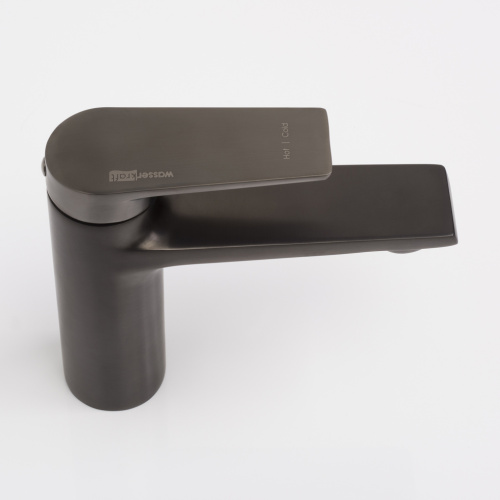 Смеситель WasserKRAFT Wiese 8400 8403 на раковину оружейная сталь - фото 5