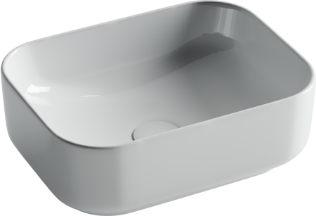 Раковина из сантехнического фарфора Ceramica Nova ELEMENT CN5042 40х30 накладная цвет белый без отверстий под смеситель