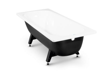 Ванна стальная ВИЗ Reimar R-26901 120х70 пристенная прямоугольная с ножками