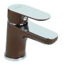 Смеситель Fiore 81MX8120 на раковину хром/коричневый