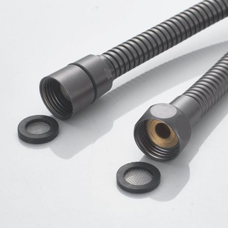 Душевая стойка Shevanik S4136T настенная цвет оружейная сталь
