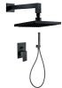 Душевая стойка Webert PE890103560 настенная цвет черный