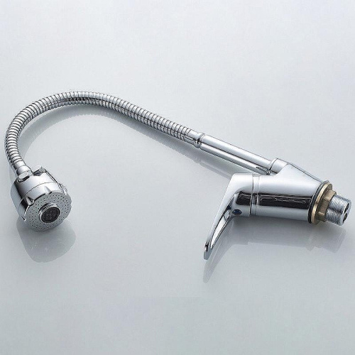 Смеситель для кухни Haiba HB13 HB4313 на мойку хром - фото 2