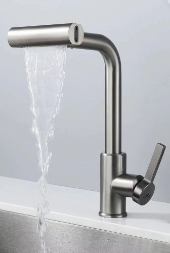 Смеситель для кухни Fashun A56131-17 на мойку графит - фото 5