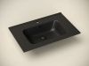 Раковина из сантехнического фарфора Ceramica Nova ELEMENT CN7007MB 70х50 накладная цвет черный 1 отверстие под смеситель