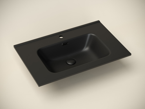 Раковина Ceramica Nova ELEMENT 71 см CN7007MB накладная цвет черный матовый - фото 3