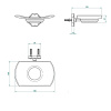 Мыльница THG Nihal Porcelaine Ivoire U2N-F30-500