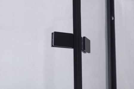 Душевой уголок Niagara Nova 68160811BLACK 100х100 стекло прозрачное профиль черный без поддона