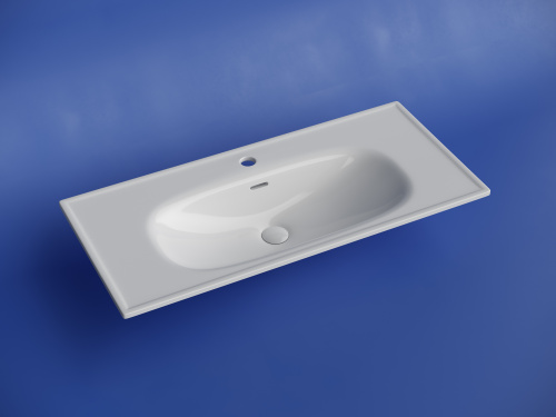 Раковина Ceramica Nova SABO 100 см CN13003 накладная цвет белый - фото 2