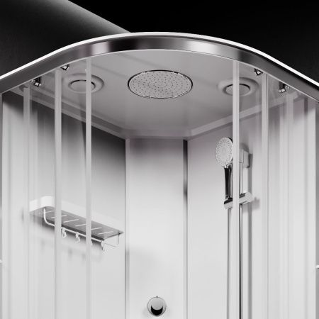 Душевая кабина Am.Pm X-Joy W94C-401-100MT 100х100 четверть круга без крыши ориентация универсальная
