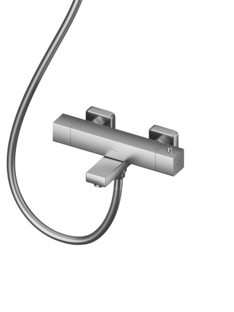 Смеситель для ванны и душа BelBagno KRAFT KRAFT-VASM-T-IN настенный сатин