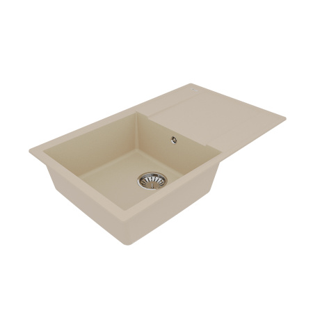 Кухонная мойка LeMark Imandra 840 9910032 84х50 цвет бежевый поверхность матовая